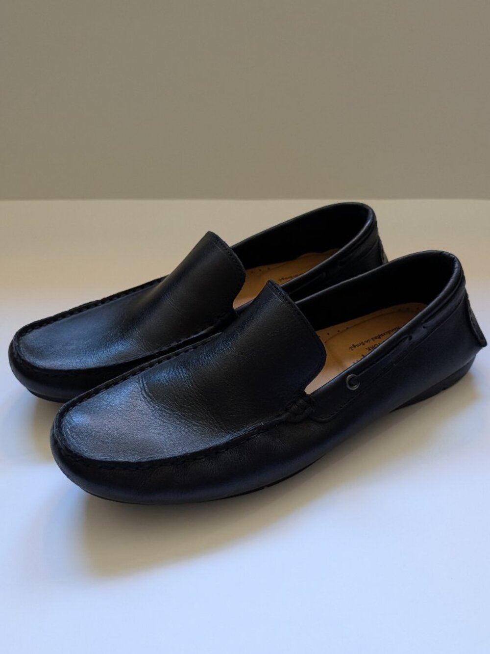 NEW w/out tags Blk Leather Marc Joseph NY  - the St. Tropez Loafer -Size 9